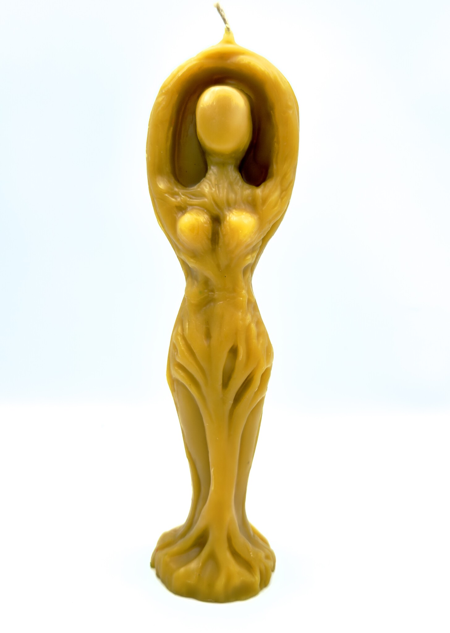 Natural Bees Wax Tree Goddess Candle