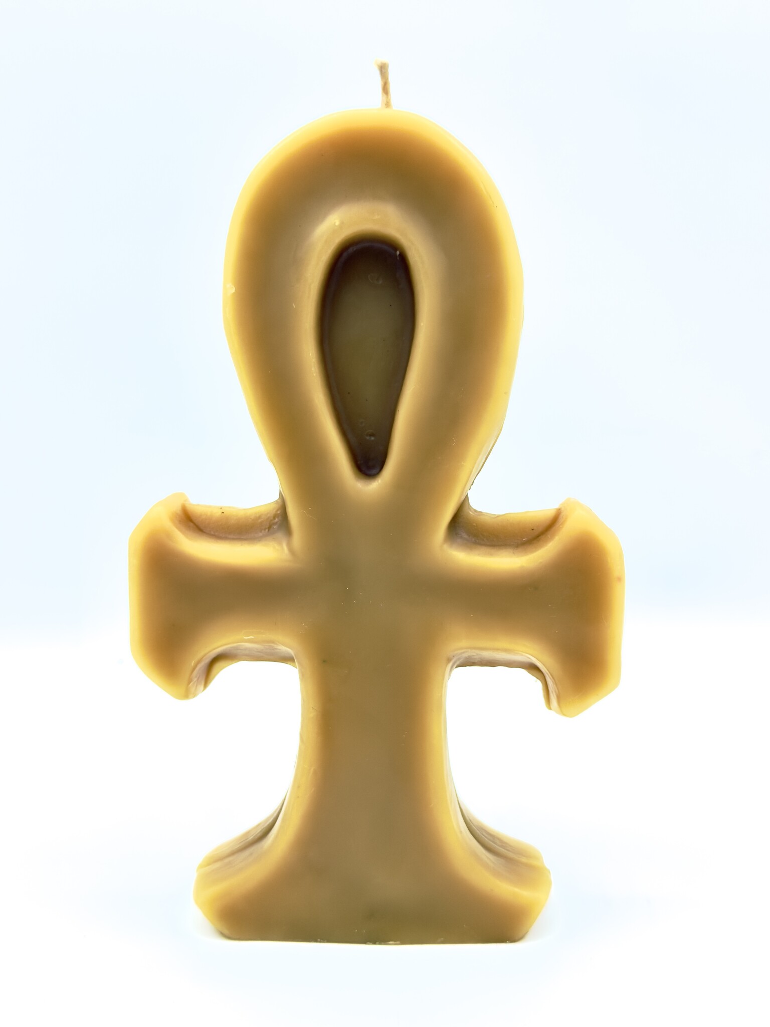 Natural Bees Wax Ankh Candle