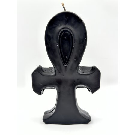 Black Bees Wax Ankh Candle