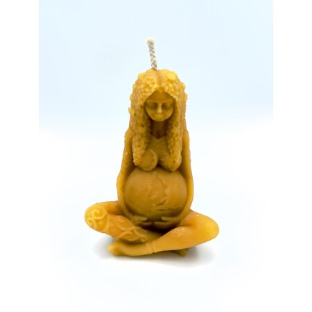 Natural Bees Wax Gaia Candle