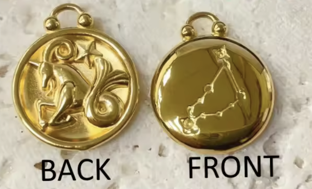 Capricorn Necklace in 18K Gold Plating