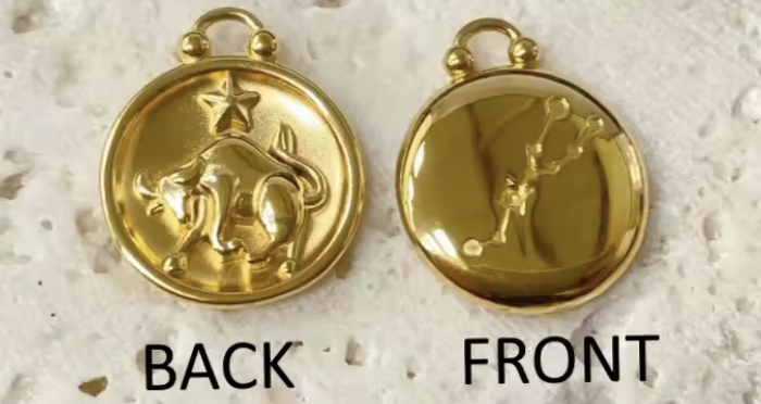 Taurus Necklace in 18K Gold Plating