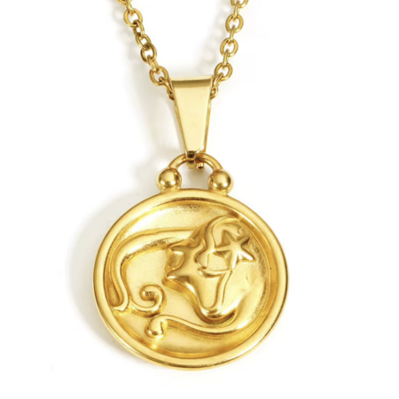 Virgo Necklace in 18K Gold Plating