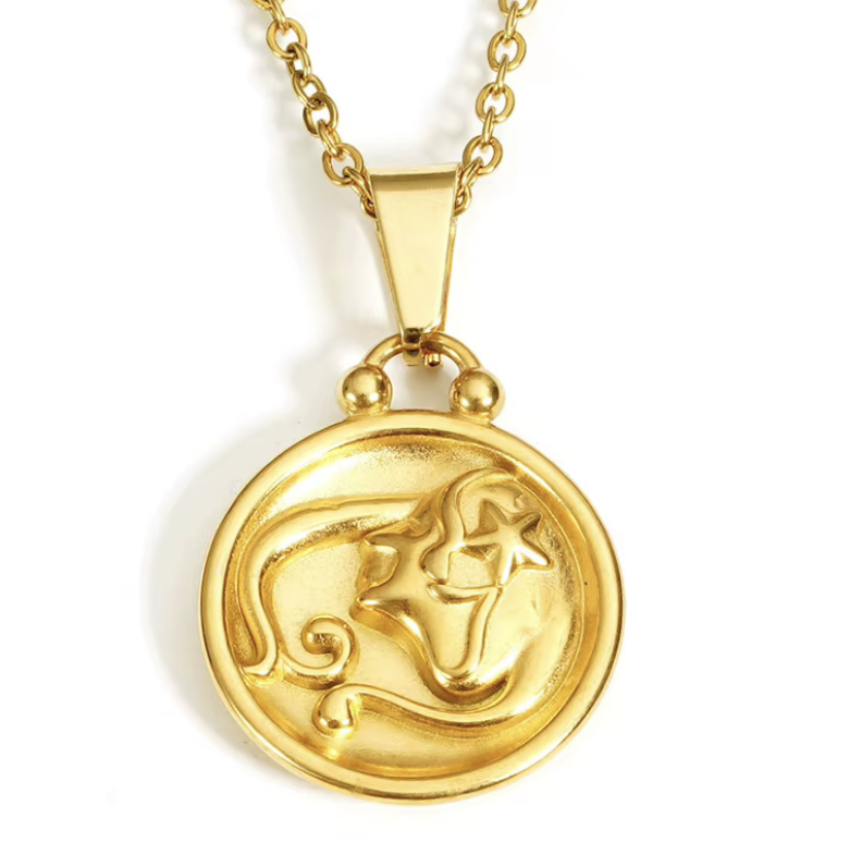 Virgo Necklace in 18K Gold Plating