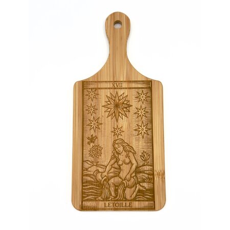 Wooden Cutting Board with Star Card by Tim Reagan