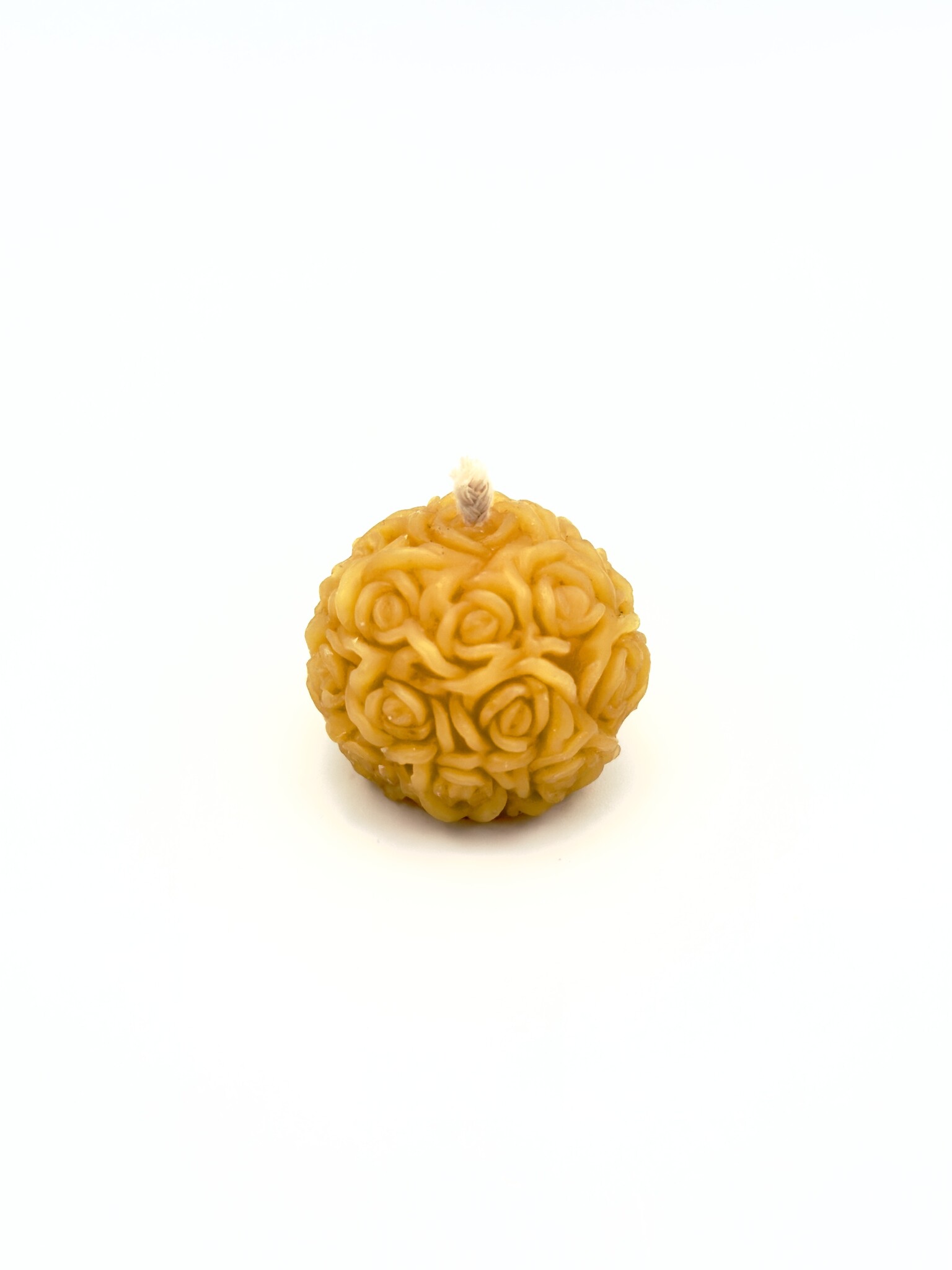 Natural Bees Wax Rose Candle