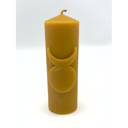 Natural Bees Wax God Sigil Pillar Candle