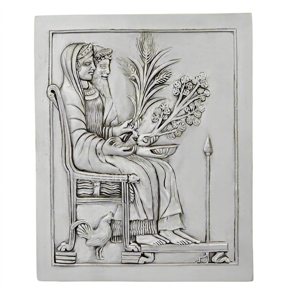 Persephone and Hades Plaque