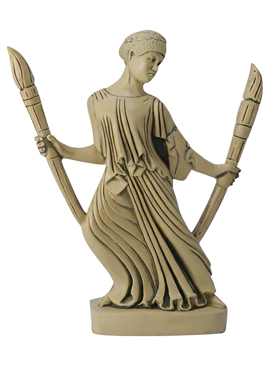 Hecate with Torches Statue
