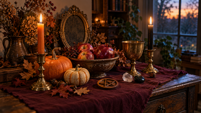 Setting Up a Samhain Altar: Tools, Colors & Sacred Symbols