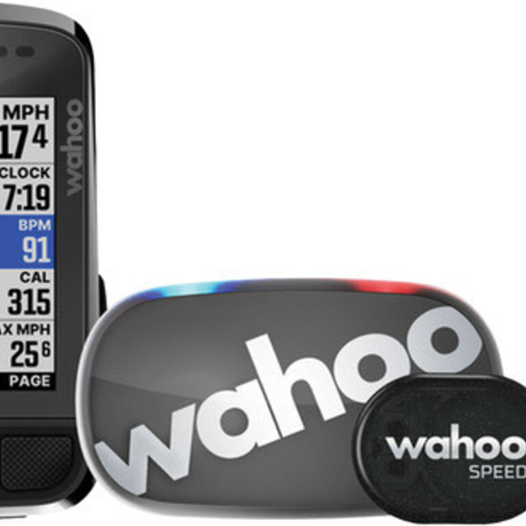 Wahoo Fitness Cyclomètre GPS Wahoo Elemnt Bolt Stealth Bundle