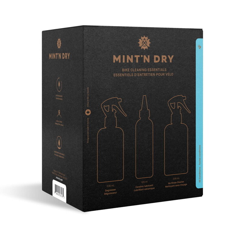 Mint'N Dry Ensemble entretien Mint'N Dry 1-2-3 Toutes conditions