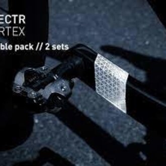 Flectr Réflecteur pédalier Flectr VORTEX argent (1paire)