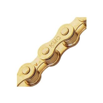 Kmc Chaîne KMC S1 1vit 1/8" 112L Gold