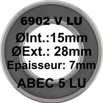 SGM Roulement cartouche SGM Abec 5 MAX SGM Roulement cartouche SGM Abec 5 MAX