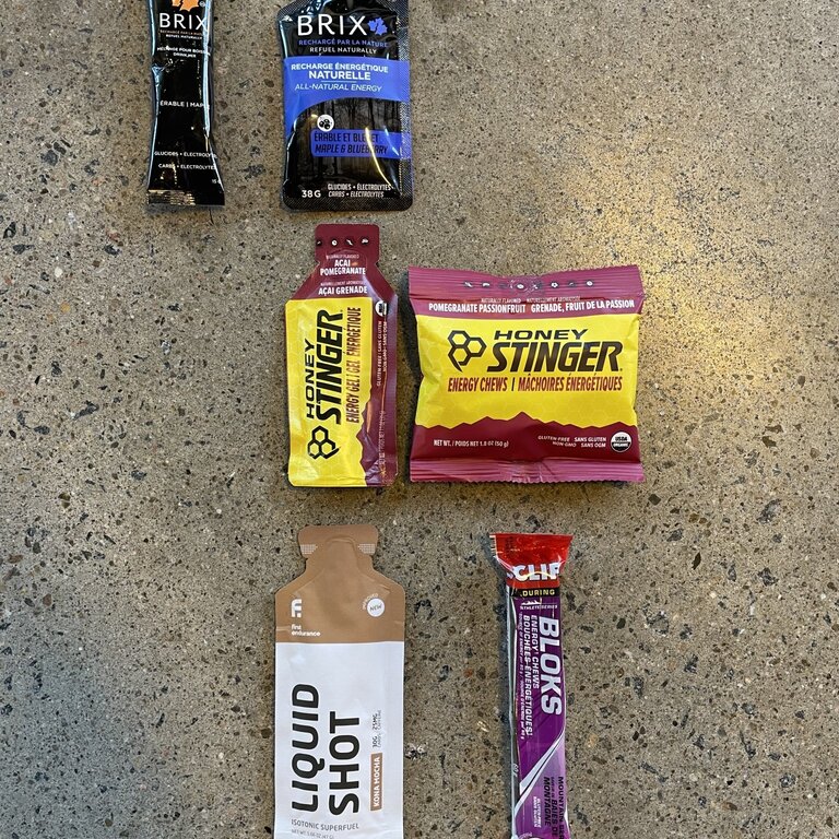 Ensemble dégustation nutrition Ultime Vélo