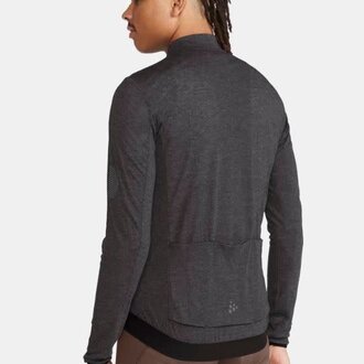 Craft Maillot Craft Core Essence Wool LS H noir Melange