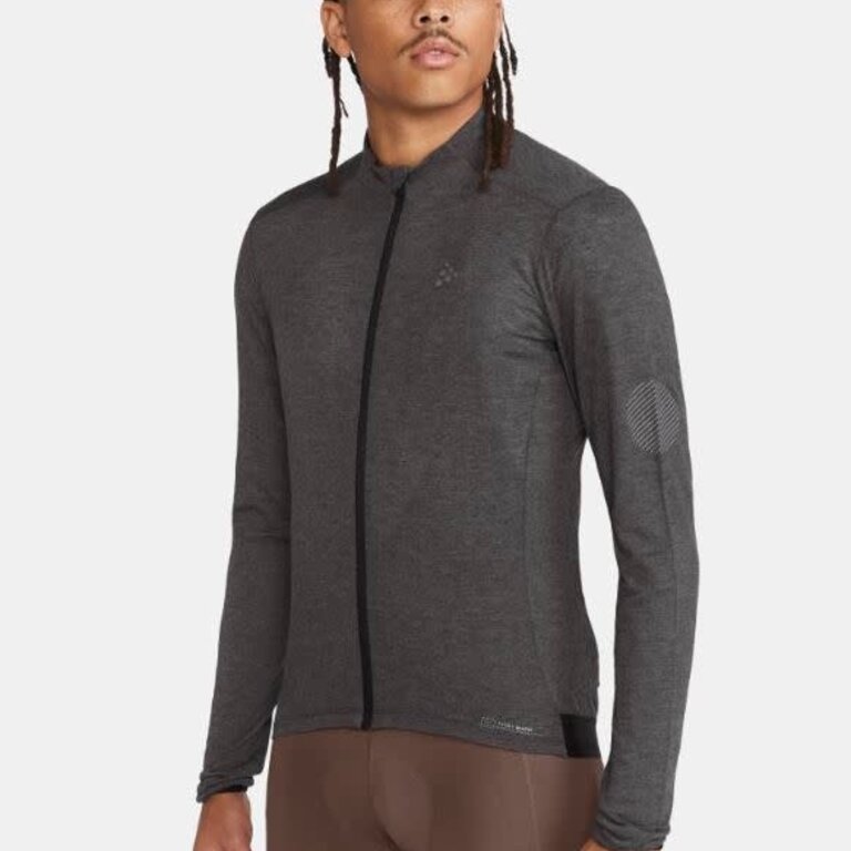 Craft Maillot Craft Core Essence Wool LS H noir Melange