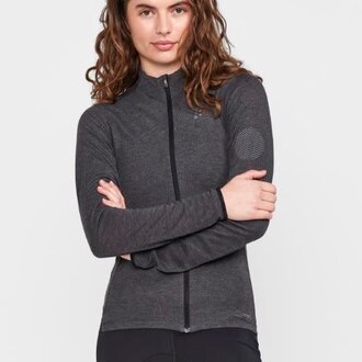 Craft Maillot Craft Core Essence Wool LS W noir Melange