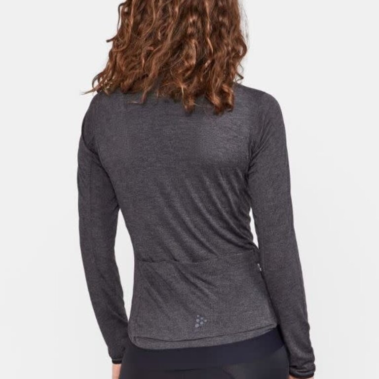 Craft Maillot Craft Core Essence Wool LS W noir Melange