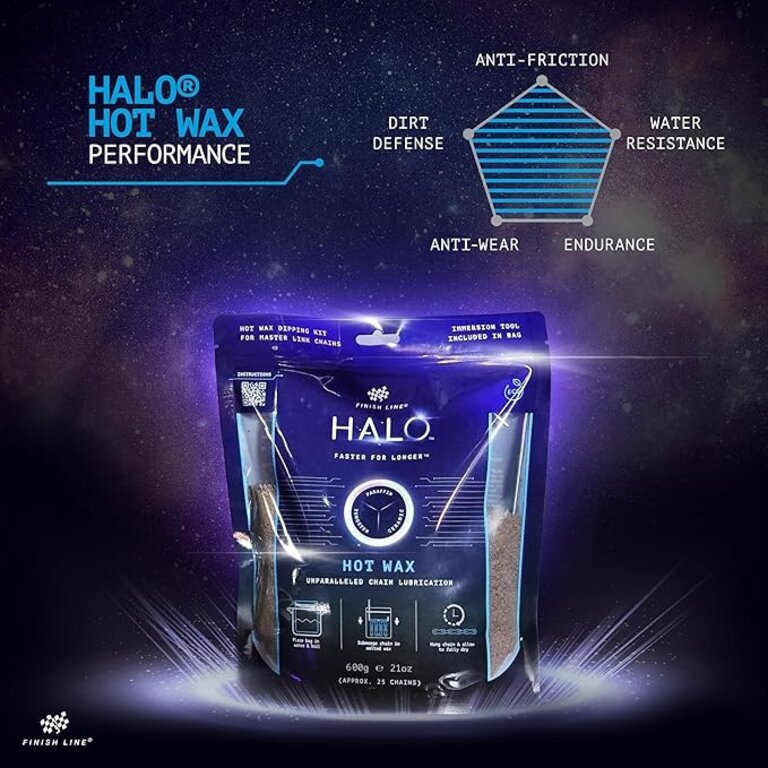 Finish Line Lubrifiant cire chaude Finish Line Halo Hot Wax 600g