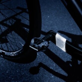 Flectr Réflecteur pédalier Flectr VORTEX argent (1paire)