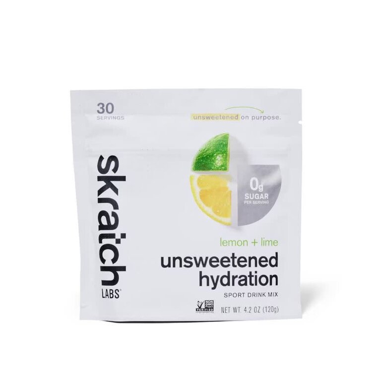 Skratch Labs Poudre électrolyte Skratch Labs NON sucré citron 120g
