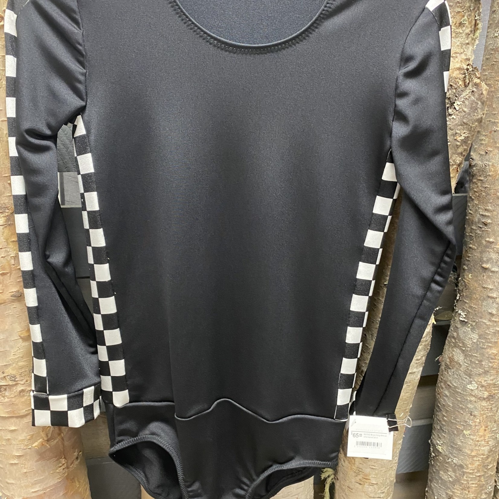 Locally Made NE052 Boys long sleeve checkered shirt