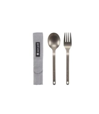 Titanium Fork & Spoon Set