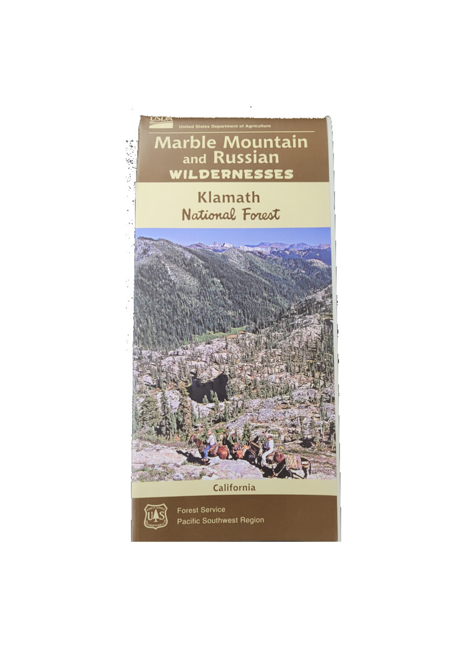 USGS Maps National Forest & Wilderness Maps including Trinity Alps Map