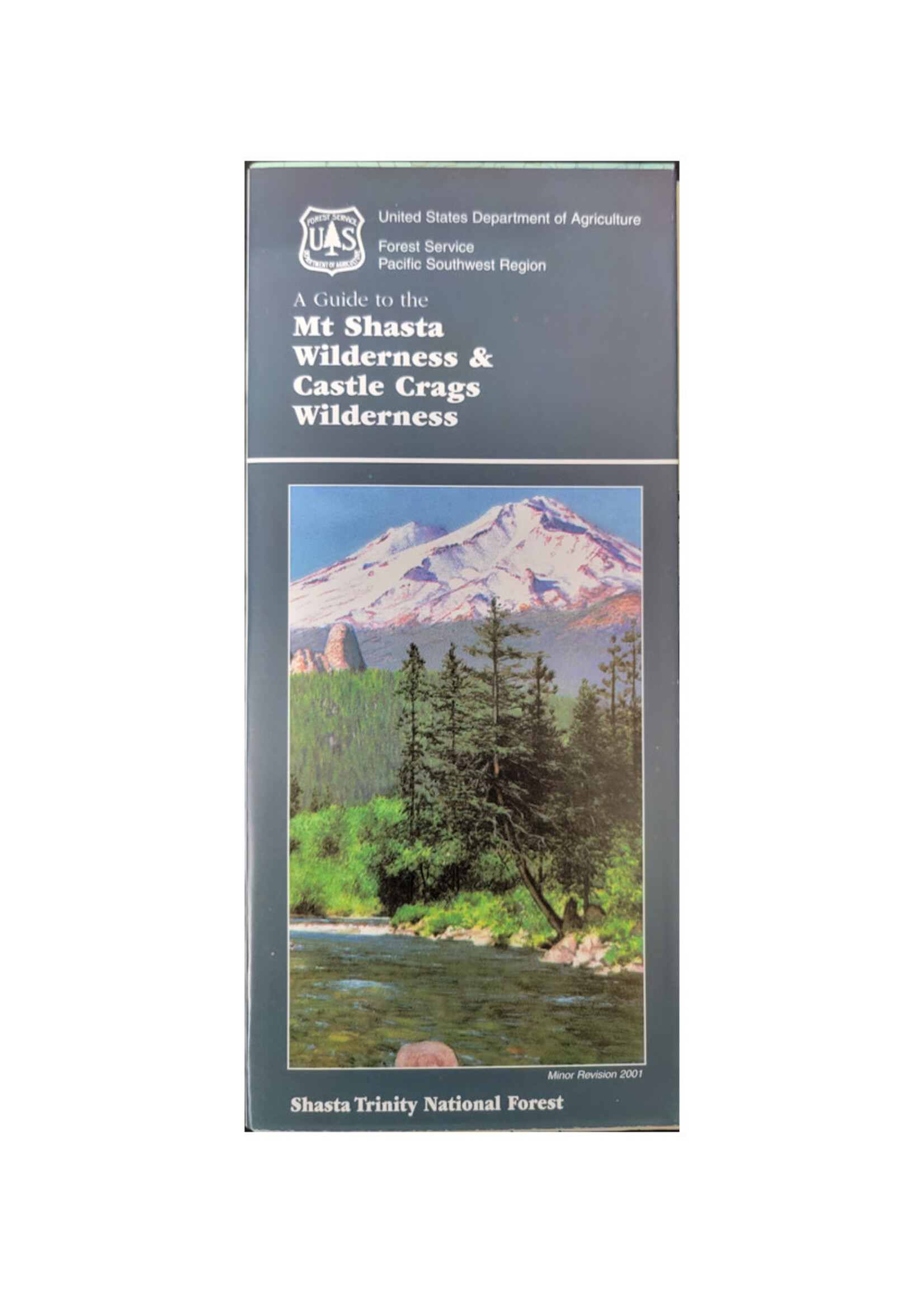 USGS Maps National Forest & Wilderness Maps including Trinity Alps Map
