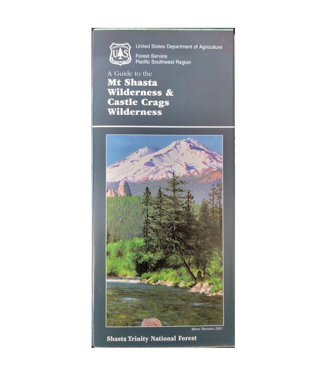 National Forest & Wilderness Maps including Trinity Alps Map
