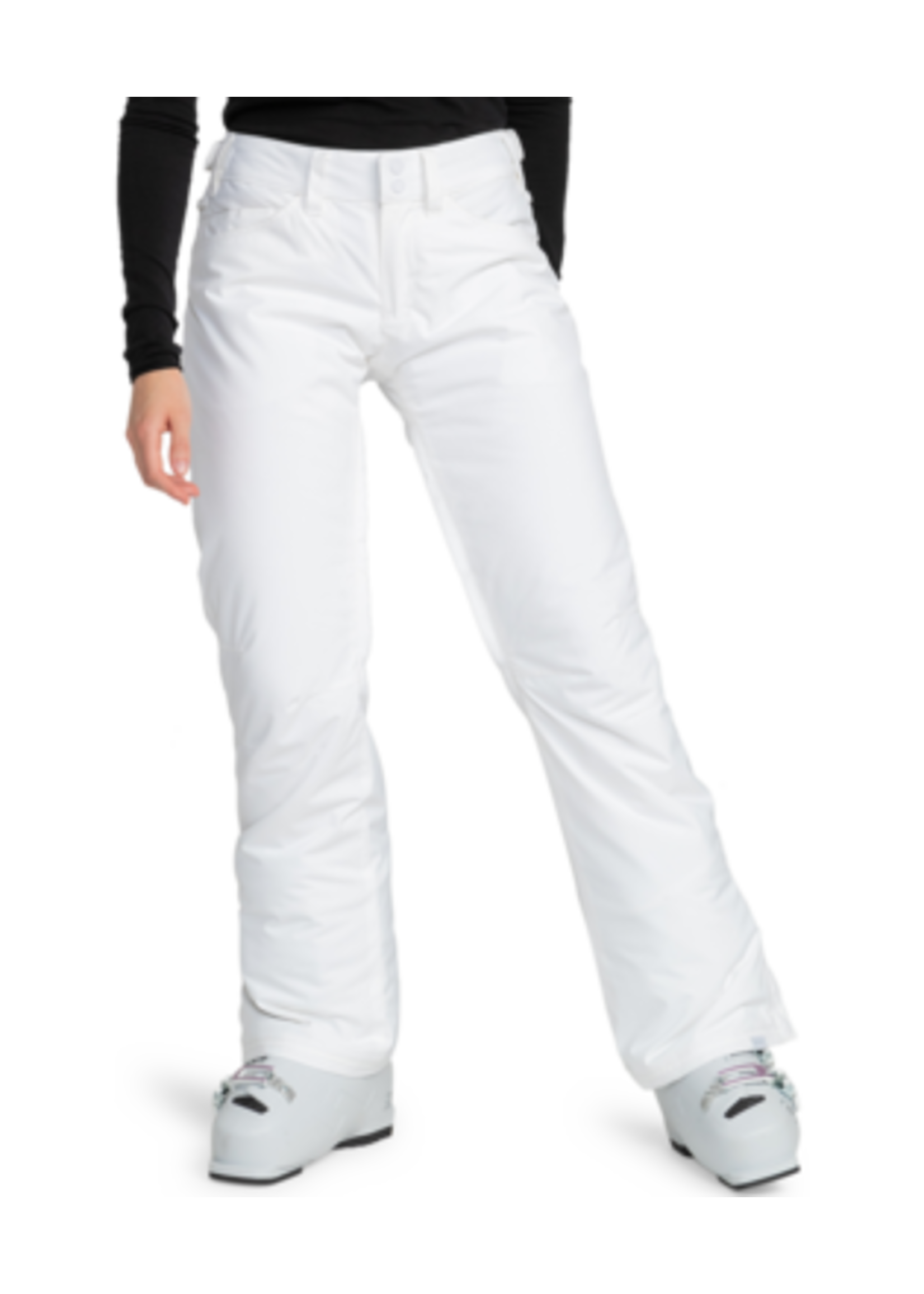 Roxy Backyard White 10K Snowboard Pants