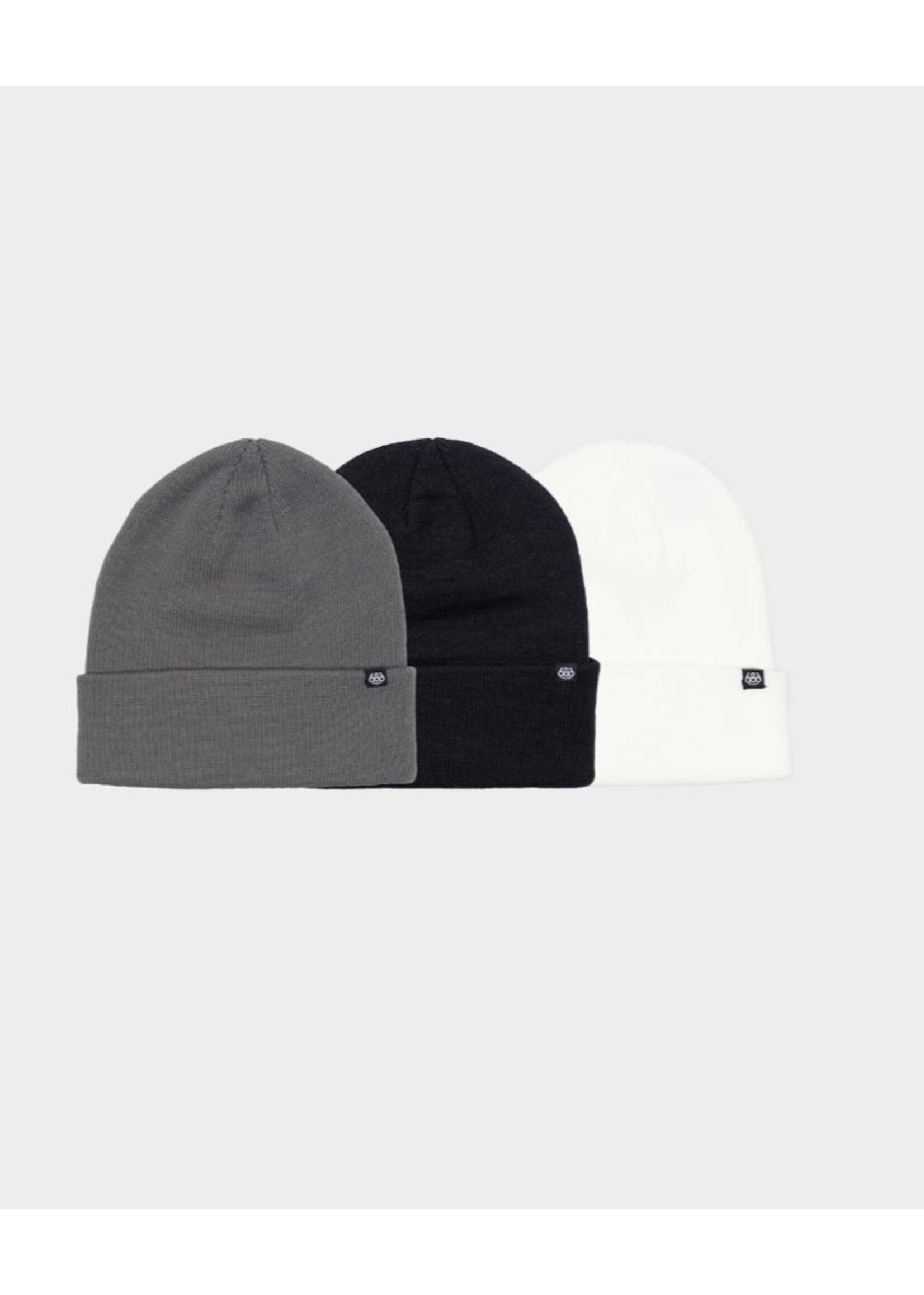 686 Clothing Standard Roll Up Beanie (3-Pack)