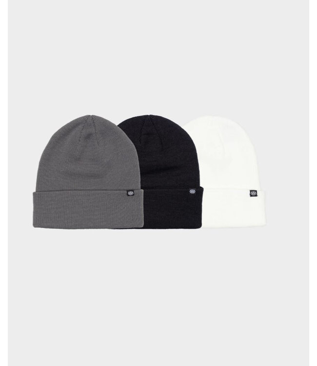 Standard Roll Up Beanie (3-Pack)