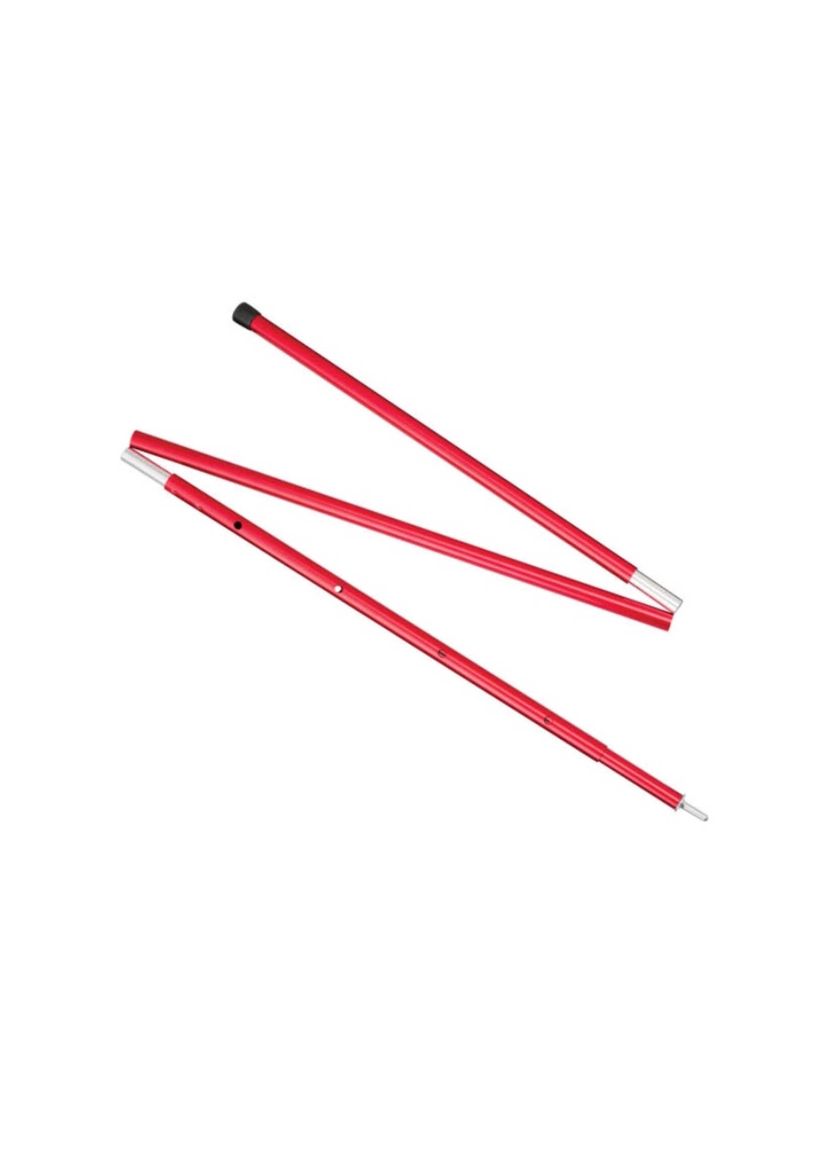 MSR 8' Adjustable Pole  Red 8 FT