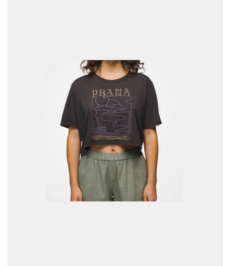 Prana Everyday Vintage-Washed Graphic Crop Tee