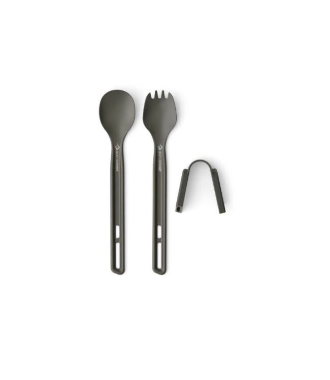 Frontier UL Cutlery Set - [2 Piece] Long Handle Spoon and & Spork