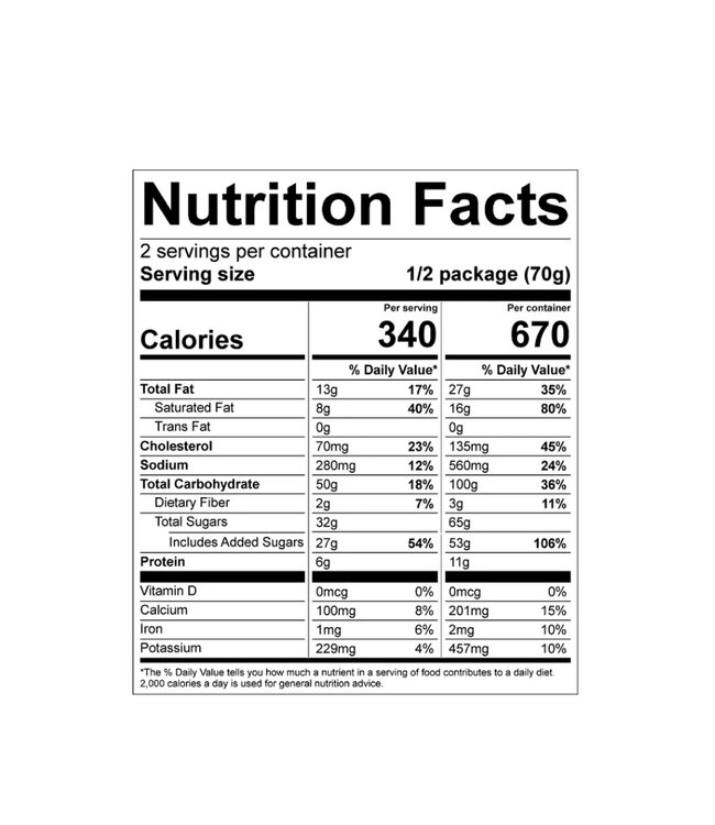 Peak Refuel Dessert Peach Cobbler