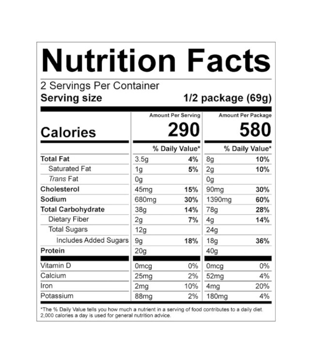 Peak Refuel Chicken Teriyaki Pouch