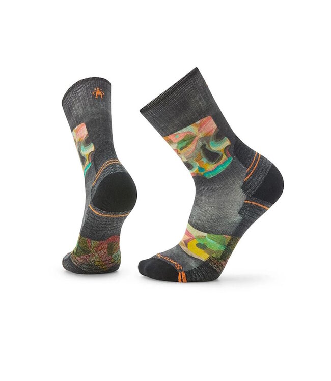 Hike Light Cushion Def Lyfe Print Crew Socks