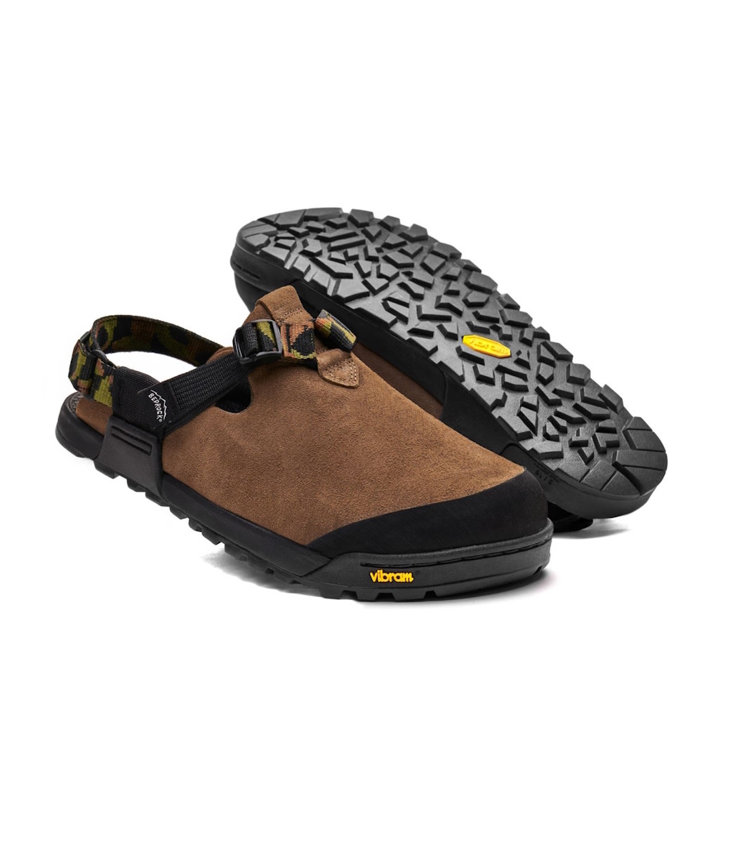 Mountain Clog - Leather Suede (Sagebrush) - Bedrock Sandals