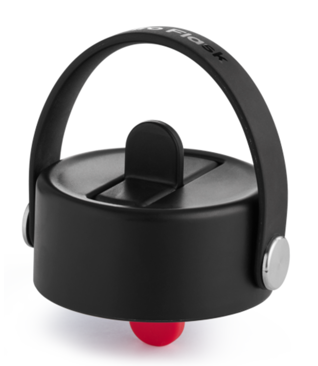 Wide Mouth Straw Flex Cap Black