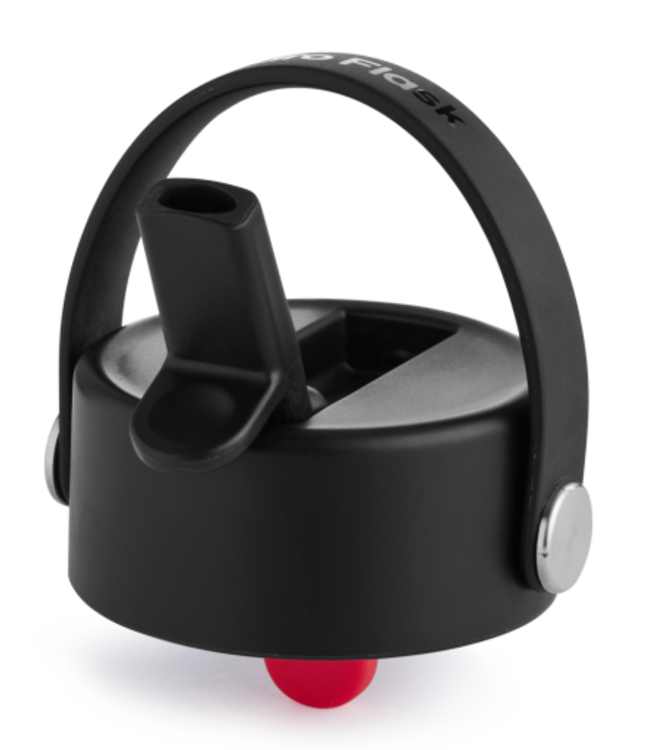 Wide Mouth Straw Flex Cap Black