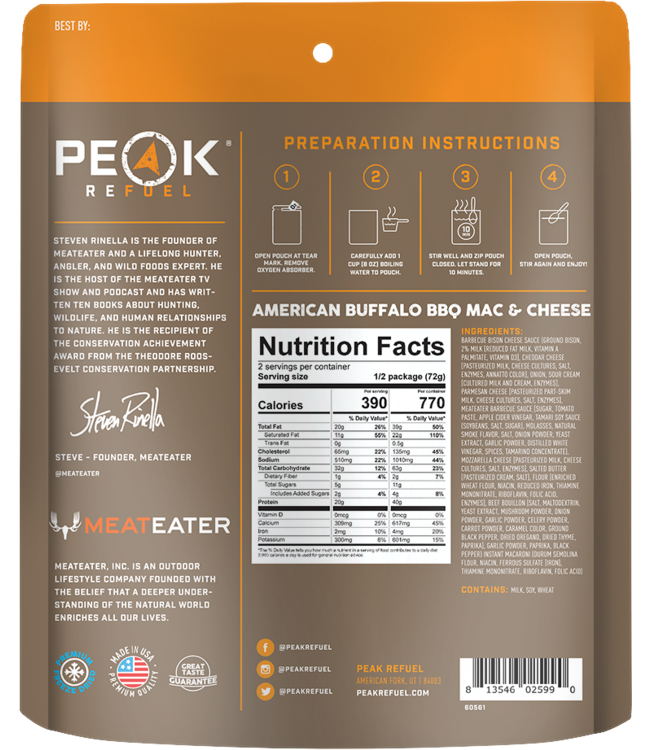 American Buffalo BBQ Mac & Cheese