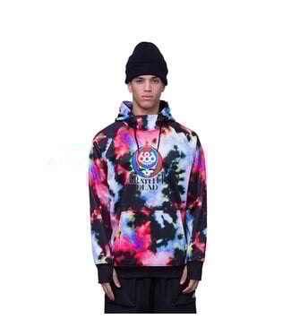 686 Clothing Bonded Fleece Pullover Hoody 23 GRATEFUL DEAD NEBULA TIE DYE XL