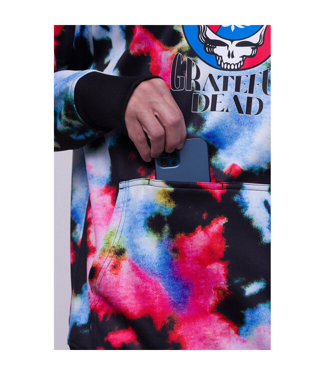 Bonded Fleece Pullover Hoody 23 GRATEFUL DEAD NEBULA TIE DYE XL