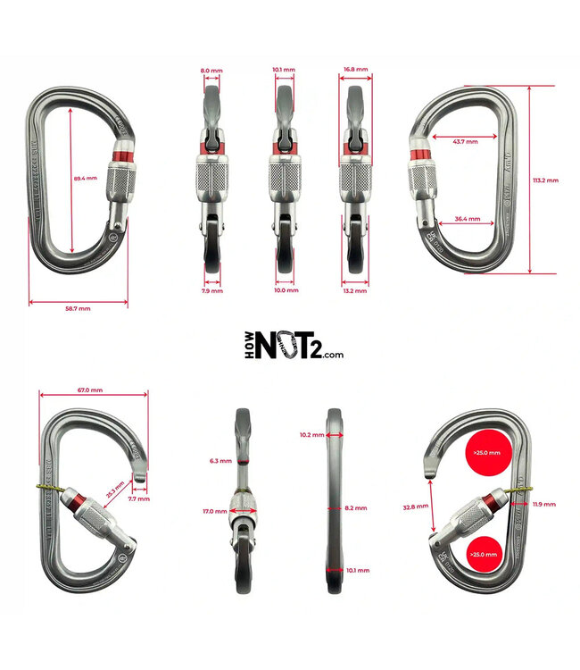 AM'D SCREW LOCK CARABINER