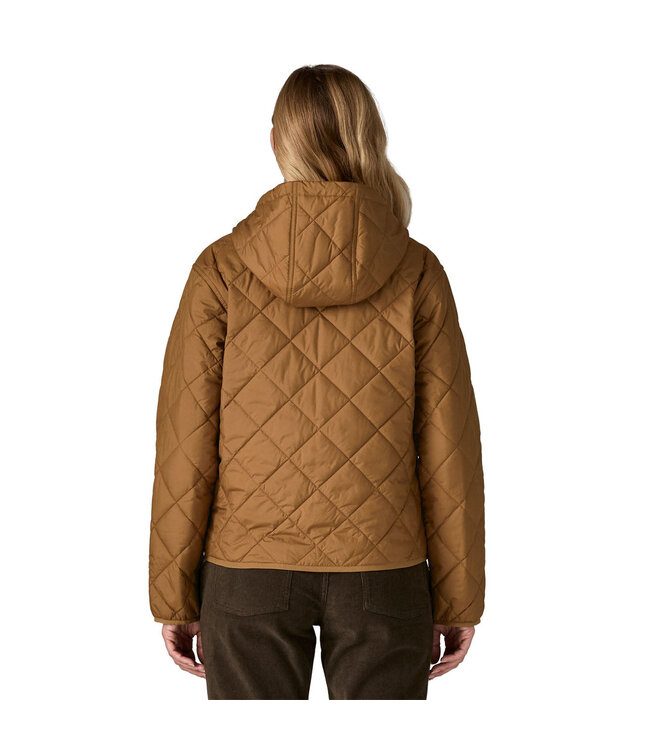 Diamond Quilted Bomber Hoody Wmn