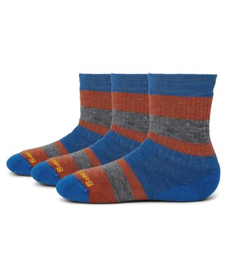 Smartwool Kids' Hike Full Cushion Striped Crew Socks